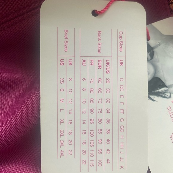 Curvy Kate GIA Balcony Bra US 30K CK2101 Boysenberry/Black - Picture 5 of 8